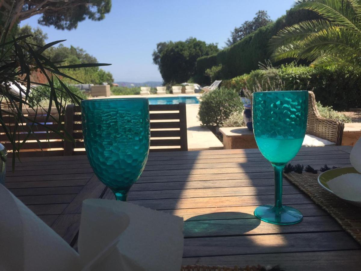 Lovely "Provence" Villa With Sea View, Private Heated Pool, Airco And Beautiful Garden Grimaud Exterior photo