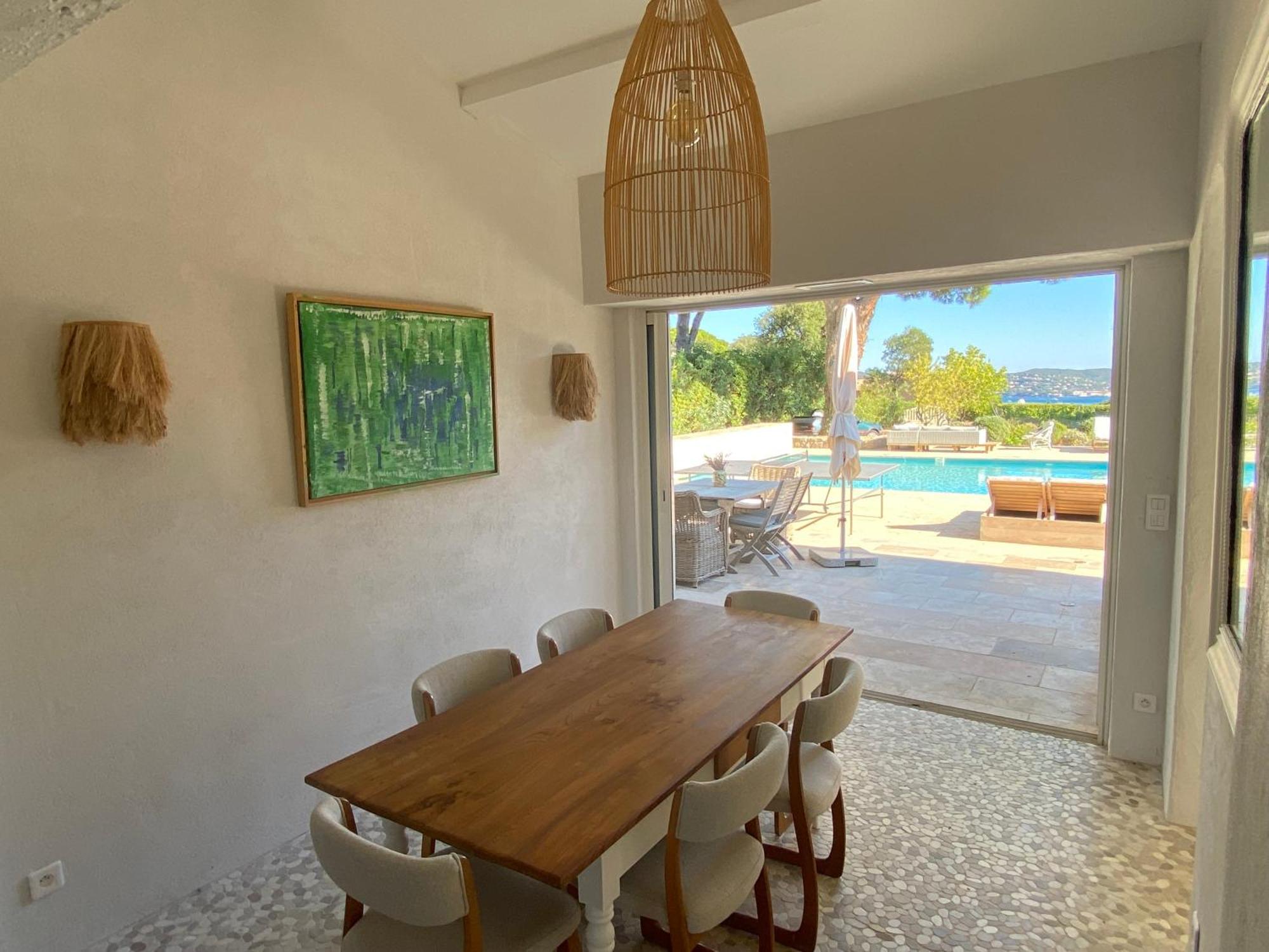 Lovely "Provence" Villa With Sea View, Private Heated Pool, Airco And Beautiful Garden Grimaud Exterior photo