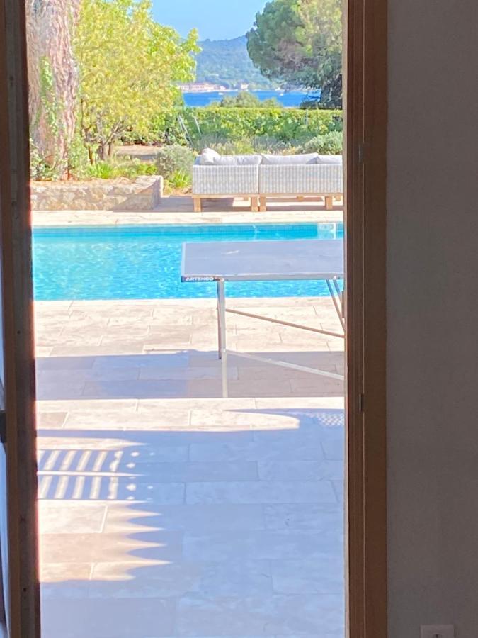 Lovely "Provence" Villa With Sea View, Private Heated Pool, Airco And Beautiful Garden Grimaud Exterior photo