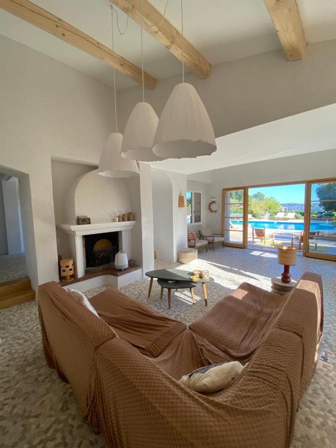 Lovely "Provence" Villa With Sea View, Private Heated Pool, Airco And Beautiful Garden Grimaud Exterior photo